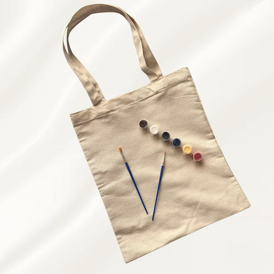 Paint Your Own Personalised Canvas Tote Bag Kit