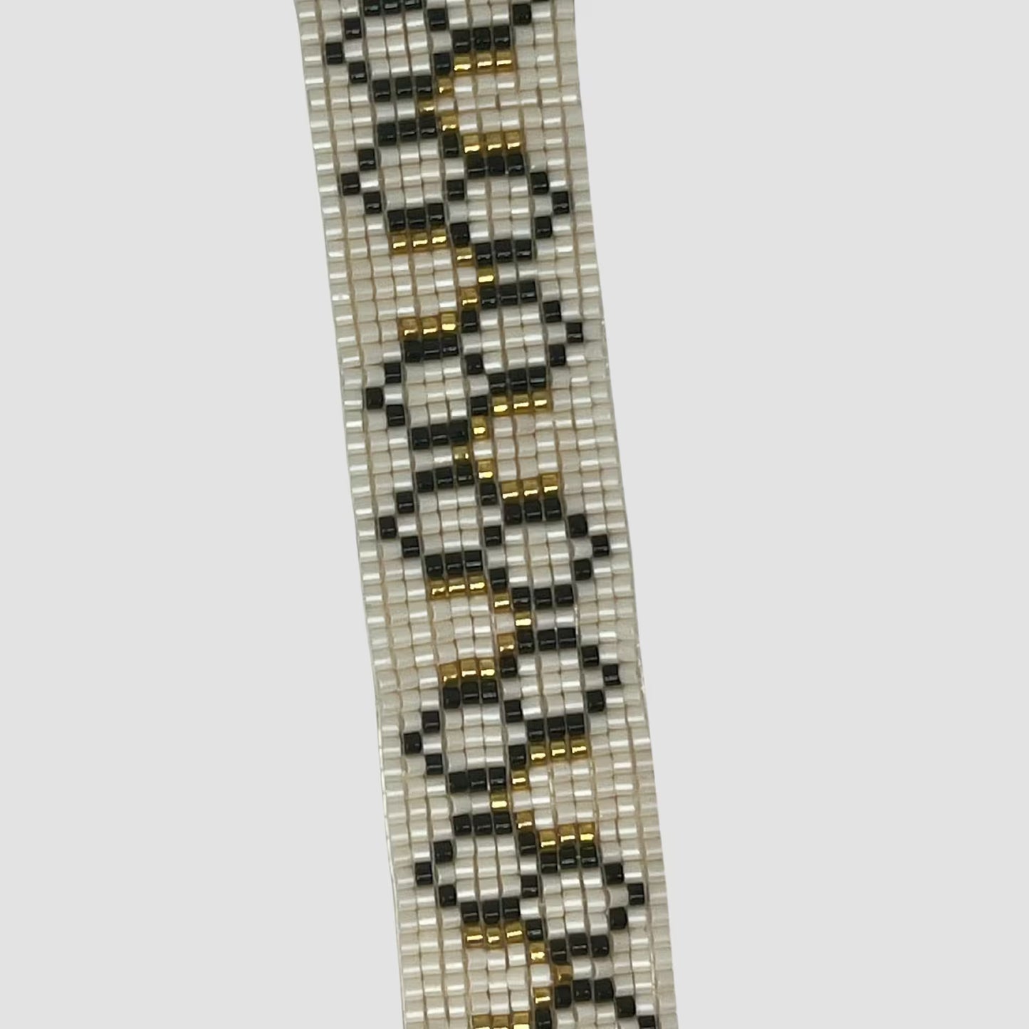 Honeycomb Loom Beaded Bracelet