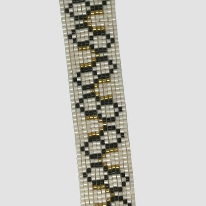 Honeycomb Loom Beaded Bracelet