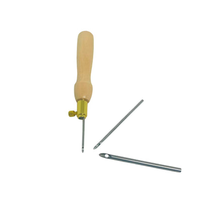 Wooden Handle Punch Needle Set