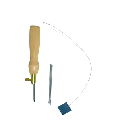 Wooden Handle Punch Needle Set